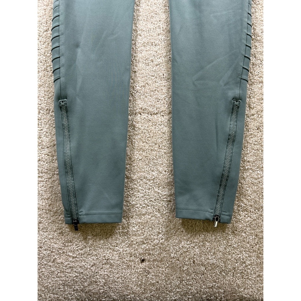 Athleta Womens Size Sp Green Leggings Back Zip Pockets Athleisure‎ - Picture 10 of 12